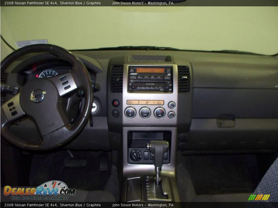 2008 Nissan Pathfinder SE 4x4 Silverton Blue / Graphite Photo #19