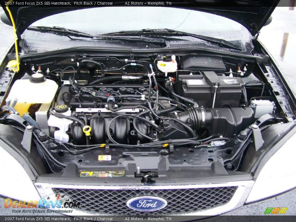 2007 Ford Focus ZX5 SES Hatchback Pitch Black / Charcoal Photo #9