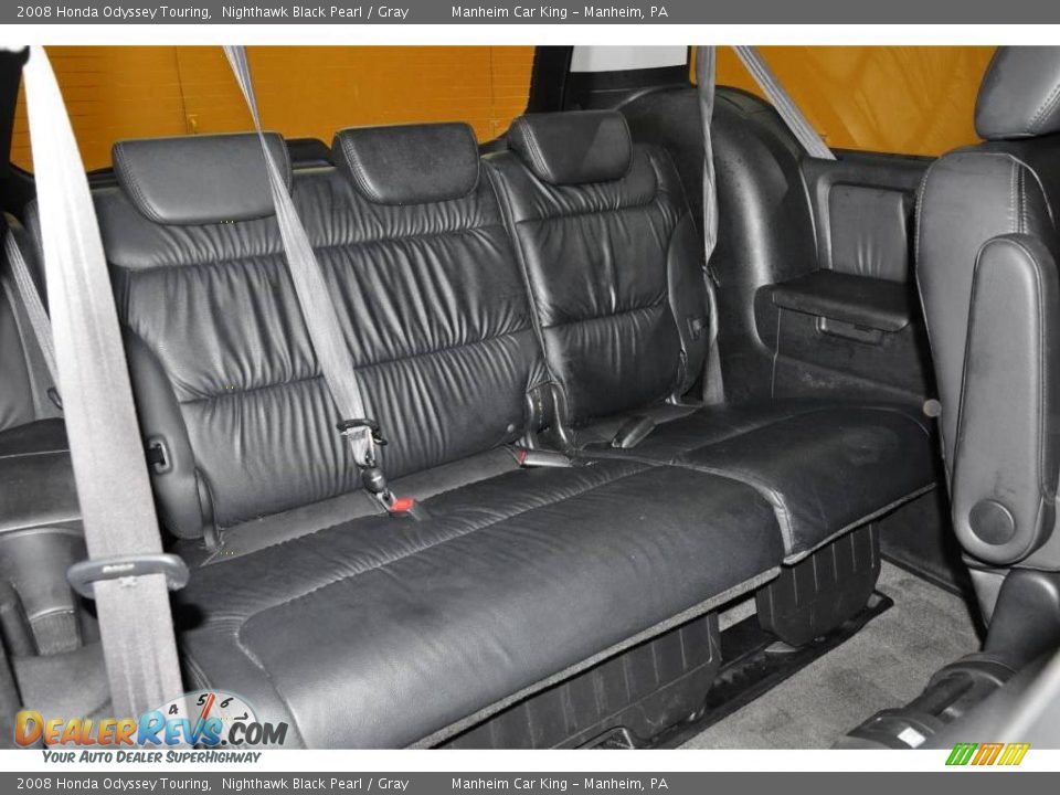 2008 Honda Odyssey Touring Nighthawk Black Pearl / Gray Photo #20