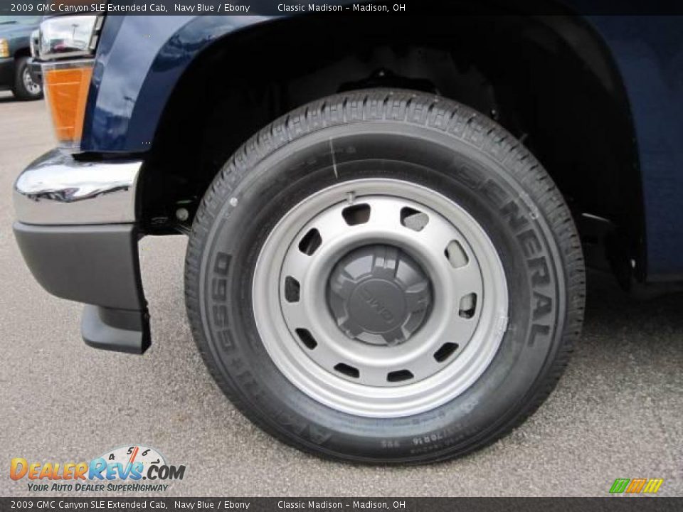 2009 GMC Canyon SLE Extended Cab Navy Blue / Ebony Photo #6