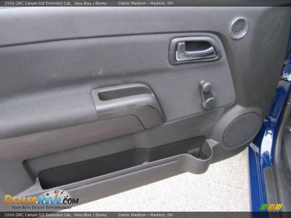2009 GMC Canyon SLE Extended Cab Navy Blue / Ebony Photo #7