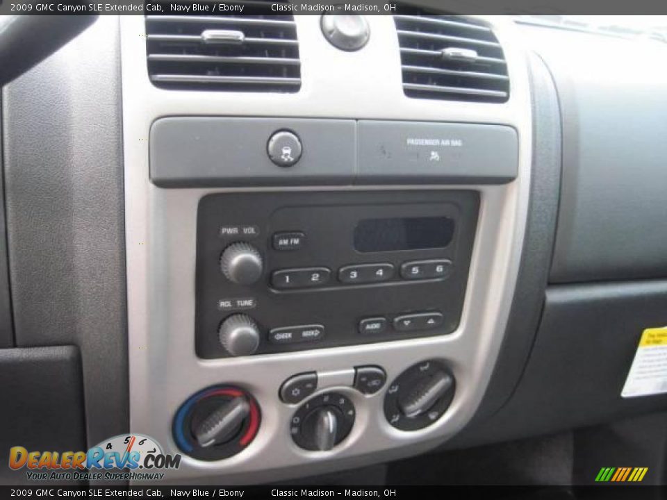 2009 GMC Canyon SLE Extended Cab Navy Blue / Ebony Photo #8