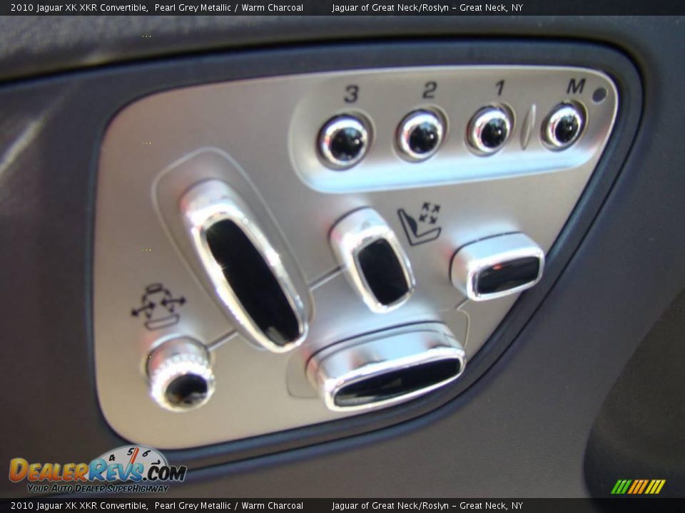 2010 Jaguar XK XKR Convertible Pearl Grey Metallic / Warm Charcoal Photo #13