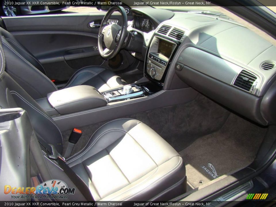 2010 Jaguar XK XKR Convertible Pearl Grey Metallic / Warm Charcoal Photo #22