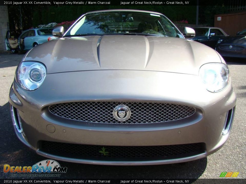 2010 Jaguar XK XK Convertible Vapour Grey Metallic / Warm Charcoal Photo #2
