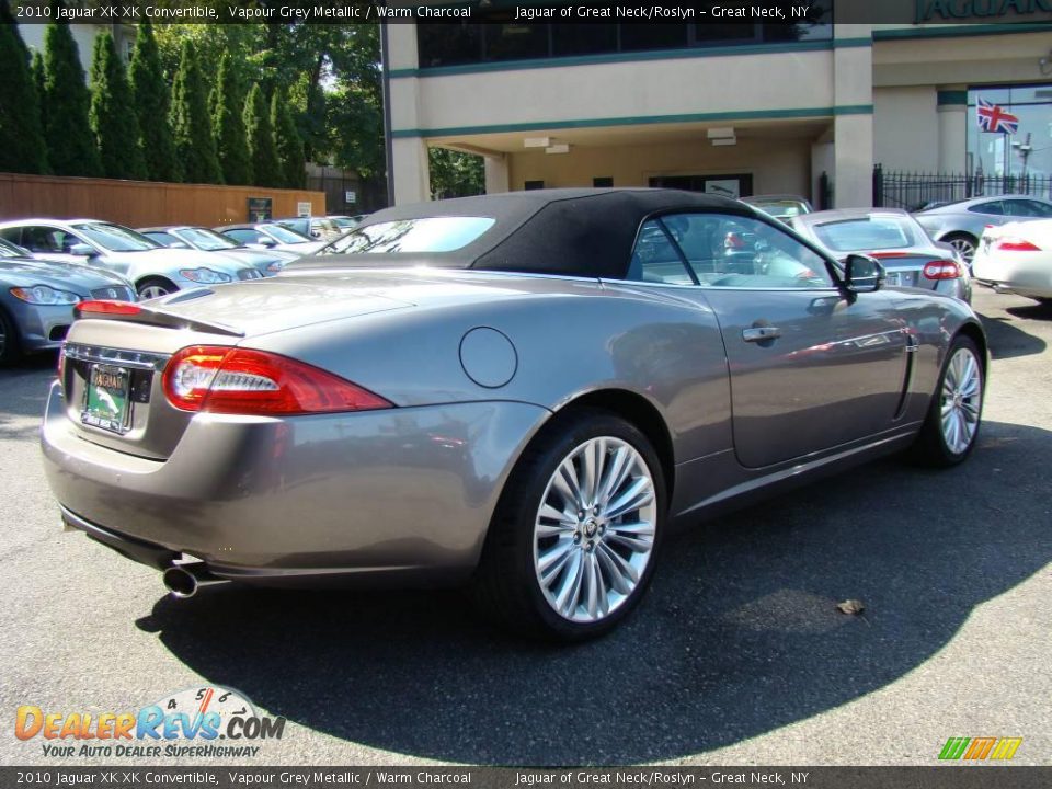 2010 Jaguar XK XK Convertible Vapour Grey Metallic / Warm Charcoal Photo #6