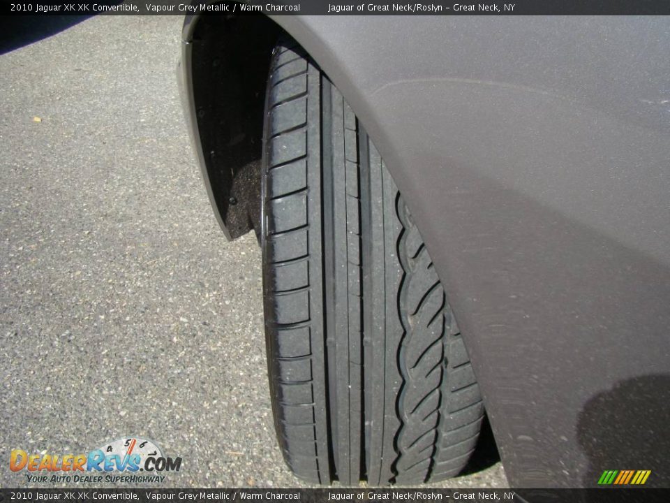 2010 Jaguar XK XK Convertible Vapour Grey Metallic / Warm Charcoal Photo #11