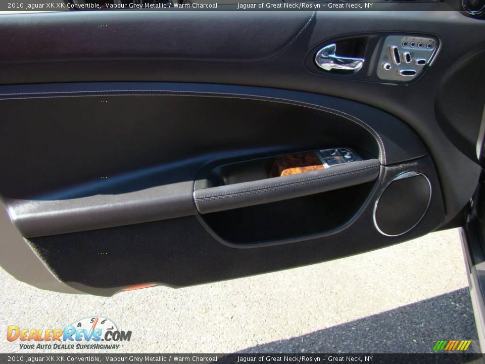 2010 Jaguar XK XK Convertible Vapour Grey Metallic / Warm Charcoal Photo #12