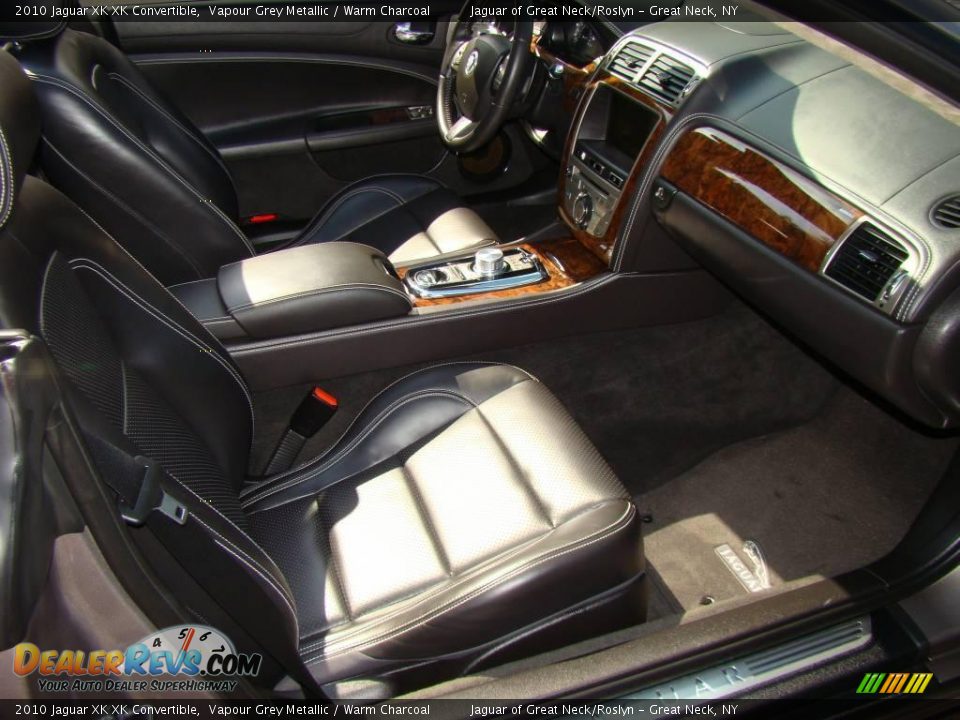2010 Jaguar XK XK Convertible Vapour Grey Metallic / Warm Charcoal Photo #19