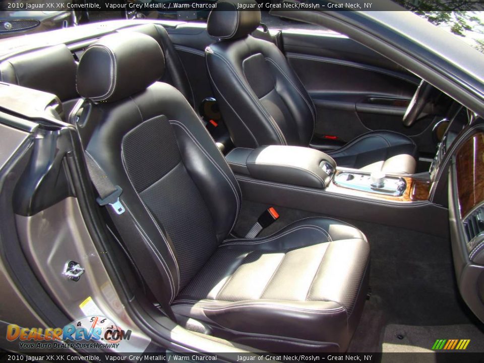 2010 Jaguar XK XK Convertible Vapour Grey Metallic / Warm Charcoal Photo #20