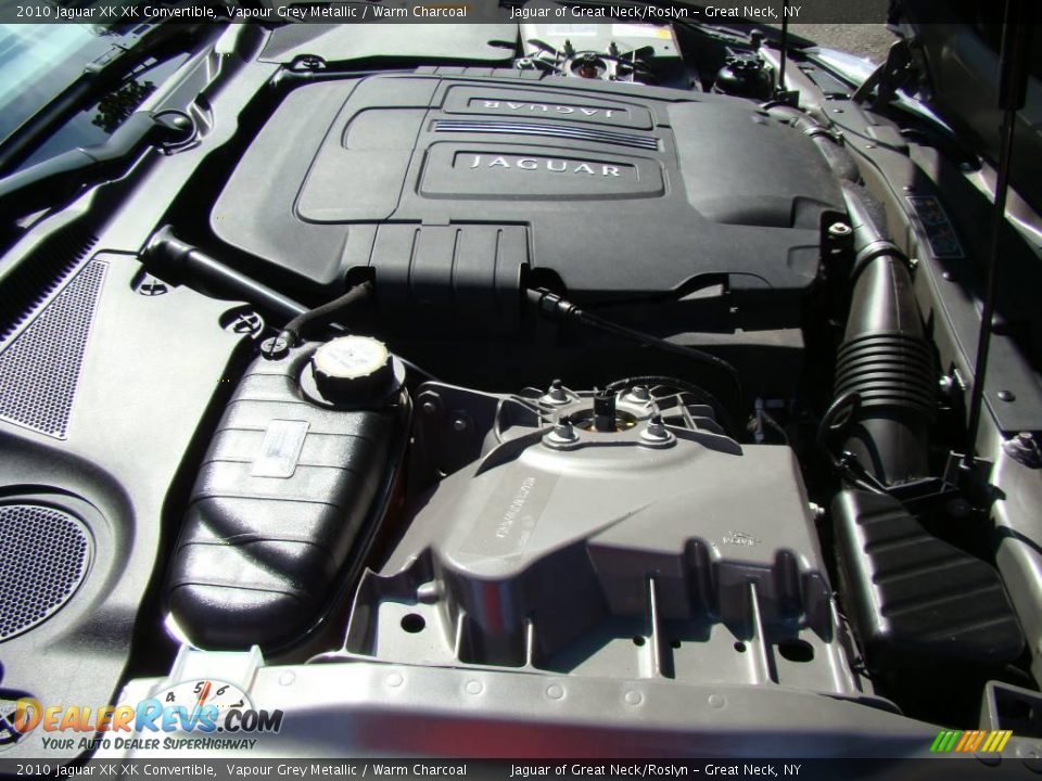 2010 Jaguar XK XK Convertible Vapour Grey Metallic / Warm Charcoal Photo #23