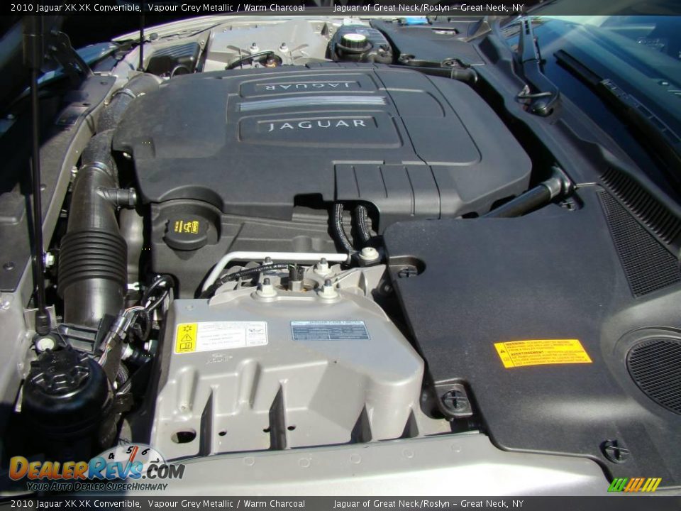 2010 Jaguar XK XK Convertible Vapour Grey Metallic / Warm Charcoal Photo #24