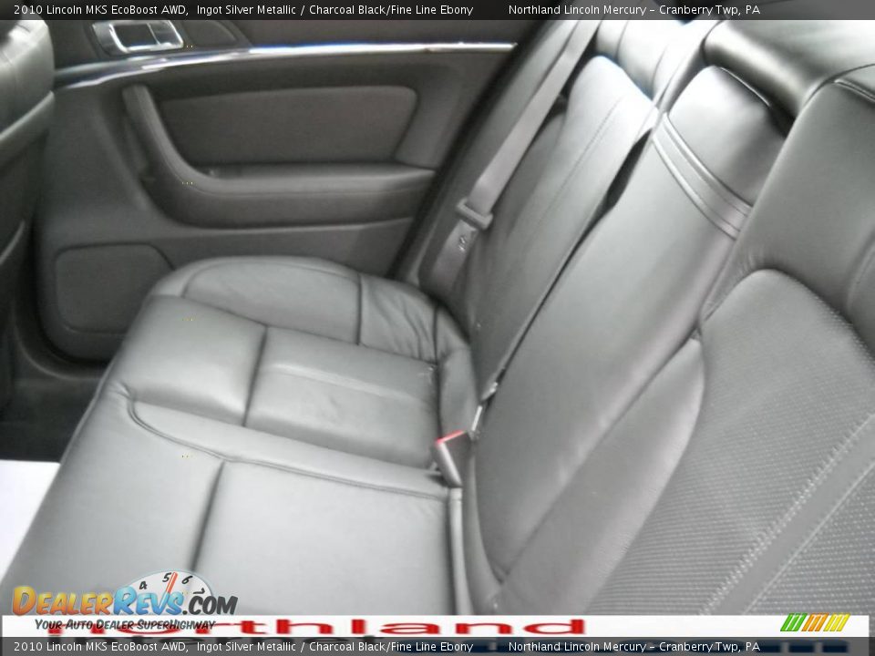 2010 Lincoln MKS EcoBoost AWD Ingot Silver Metallic / Charcoal Black/Fine Line Ebony Photo #11