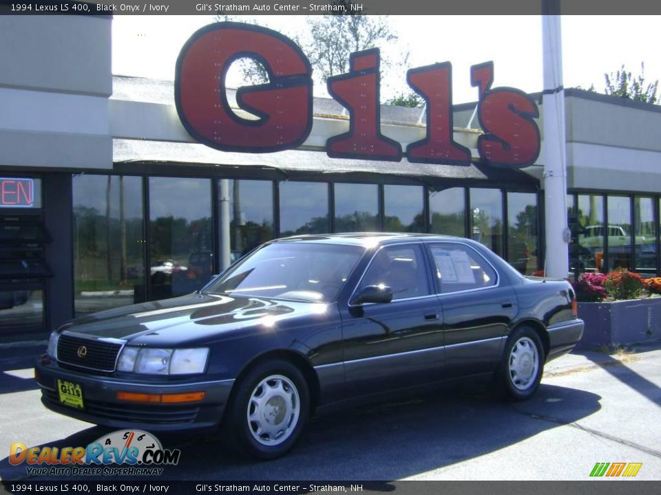 1994 Lexus LS 400 Black Onyx / Ivory Photo #1