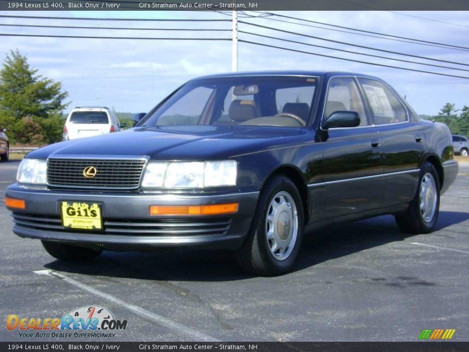 1994 Lexus LS 400 Black Onyx / Ivory Photo #3