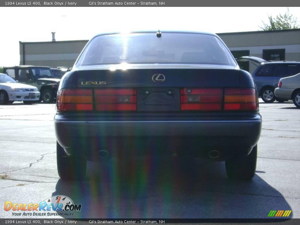 1994 Lexus LS 400 Black Onyx / Ivory Photo #6