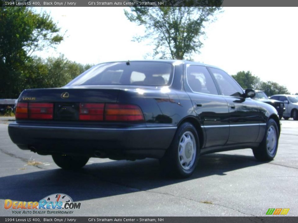 1994 Lexus LS 400 Black Onyx / Ivory Photo #7