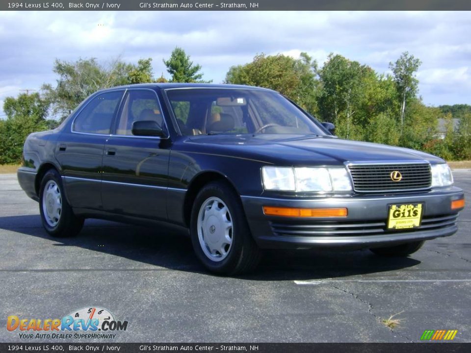 1994 Lexus LS 400 Black Onyx / Ivory Photo #9