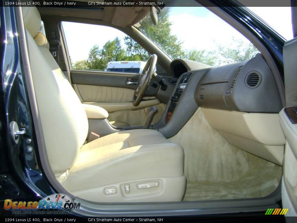 1994 Lexus LS 400 Black Onyx / Ivory Photo #10