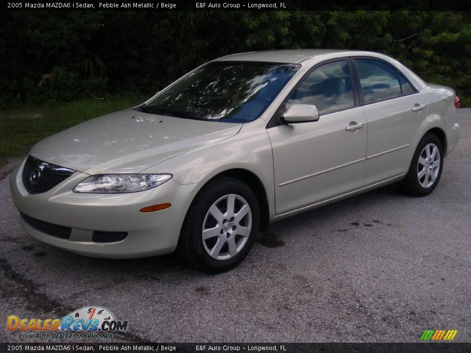 2005 Mazda MAZDA6 i Sedan Pebble Ash Metallic / Beige Photo #1