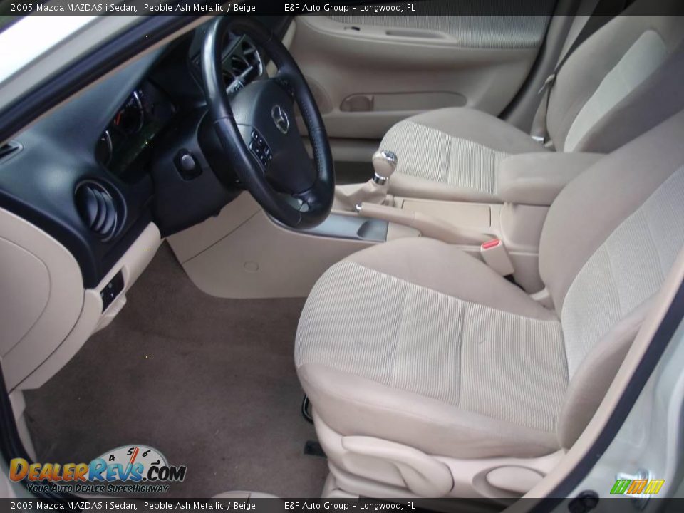 2005 Mazda MAZDA6 i Sedan Pebble Ash Metallic / Beige Photo #2
