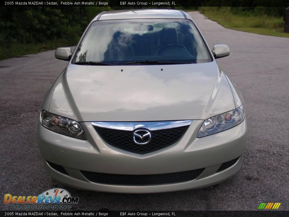 2005 Mazda MAZDA6 i Sedan Pebble Ash Metallic / Beige Photo #6