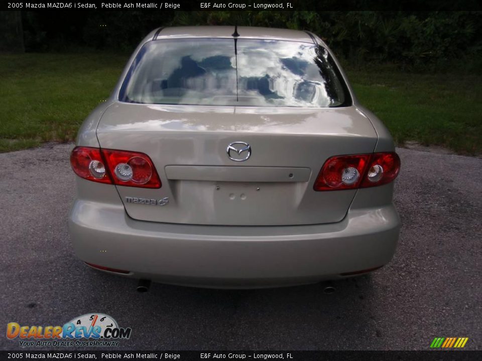 2005 Mazda MAZDA6 i Sedan Pebble Ash Metallic / Beige Photo #7