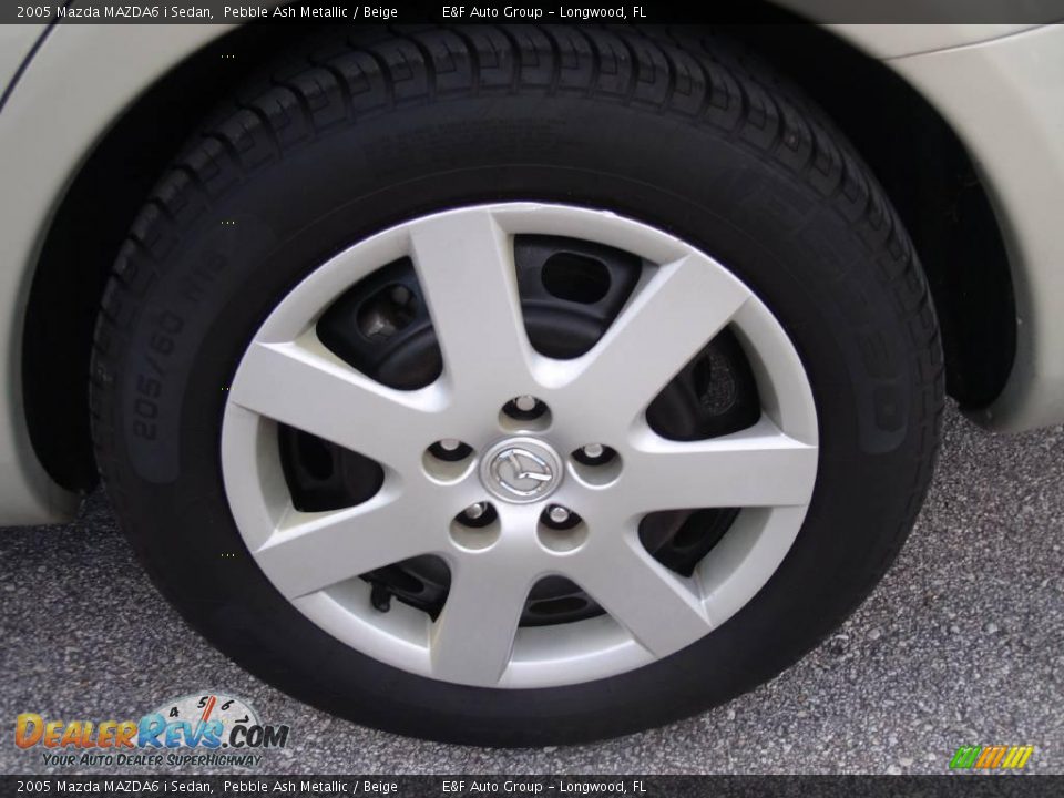 2005 Mazda MAZDA6 i Sedan Pebble Ash Metallic / Beige Photo #11