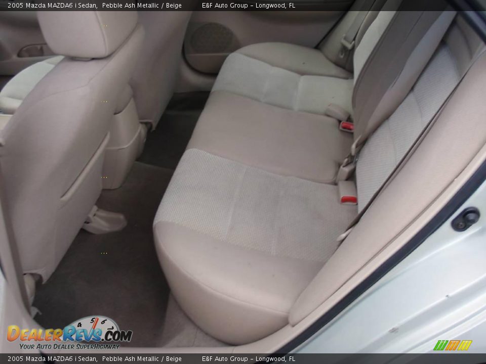 2005 Mazda MAZDA6 i Sedan Pebble Ash Metallic / Beige Photo #12