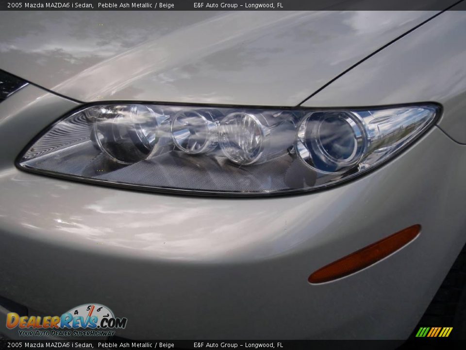2005 Mazda MAZDA6 i Sedan Pebble Ash Metallic / Beige Photo #19