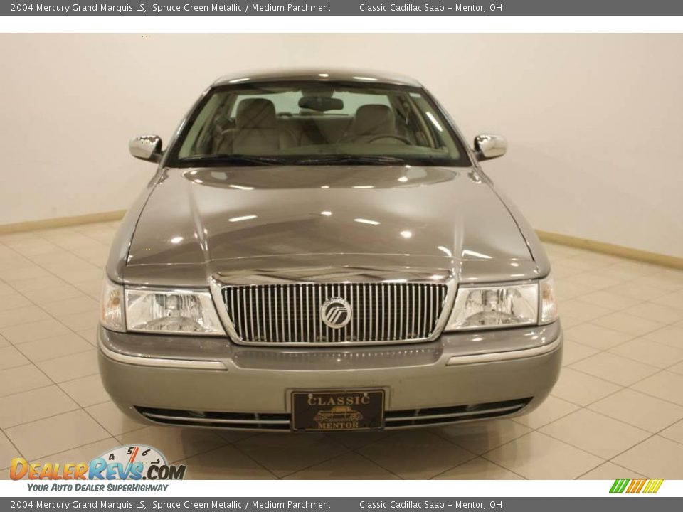 2004 Mercury Grand Marquis LS Spruce Green Metallic / Medium Parchment Photo #2