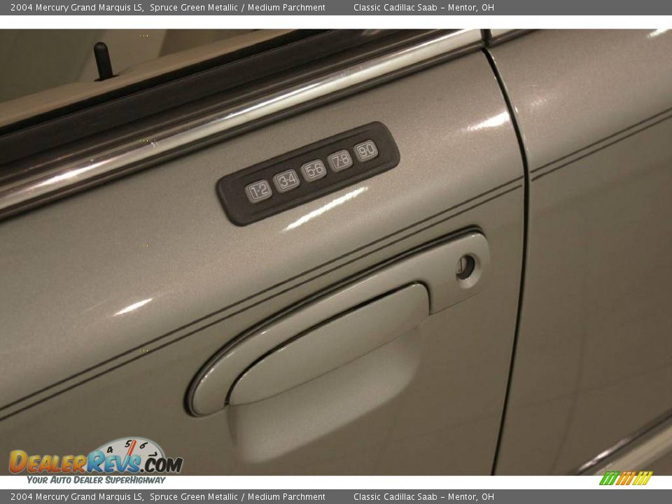 2004 Mercury Grand Marquis LS Spruce Green Metallic / Medium Parchment Photo #8