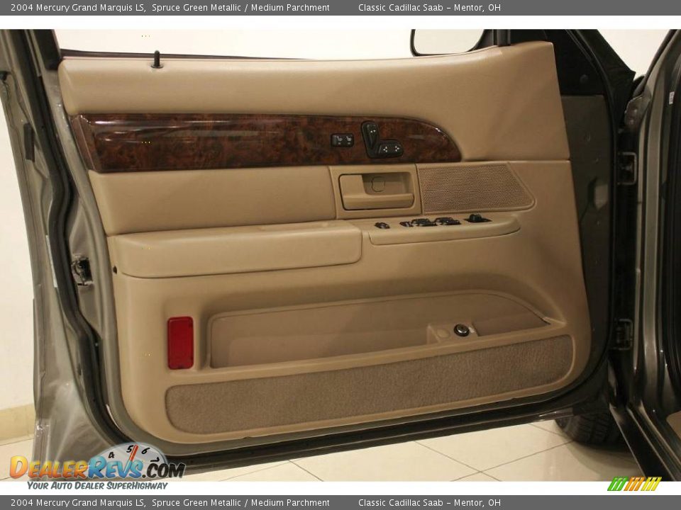 2004 Mercury Grand Marquis LS Spruce Green Metallic / Medium Parchment Photo #9