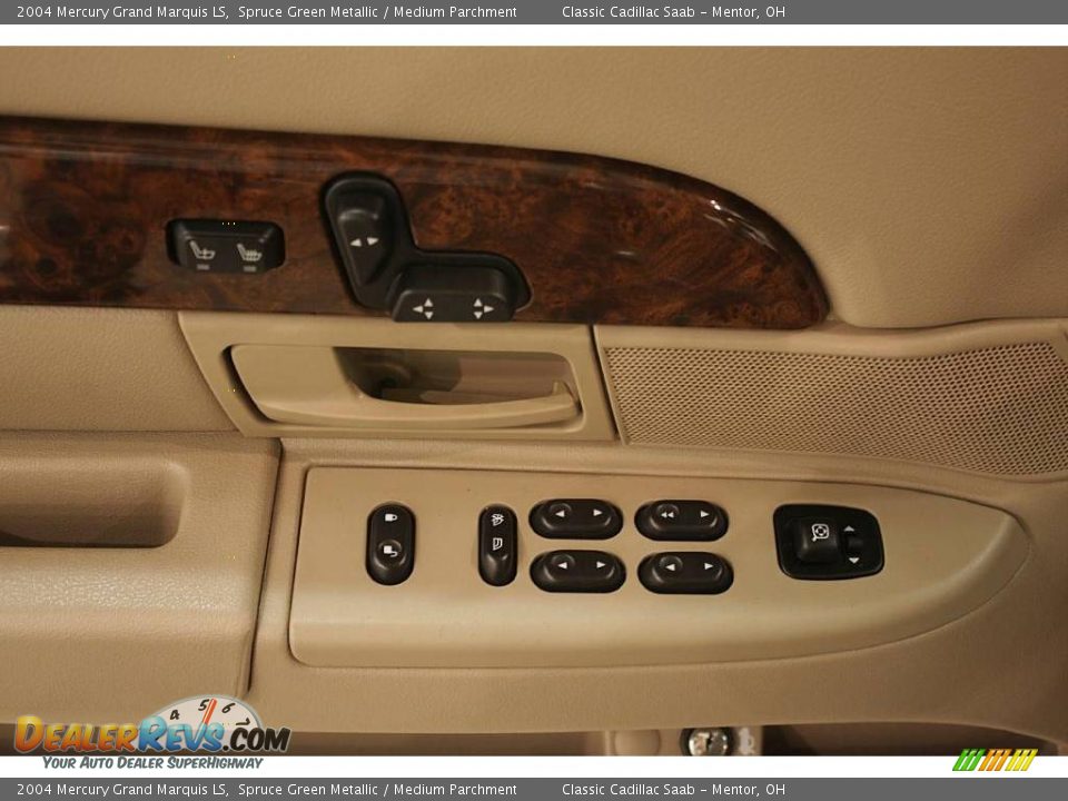 2004 Mercury Grand Marquis LS Spruce Green Metallic / Medium Parchment Photo #10