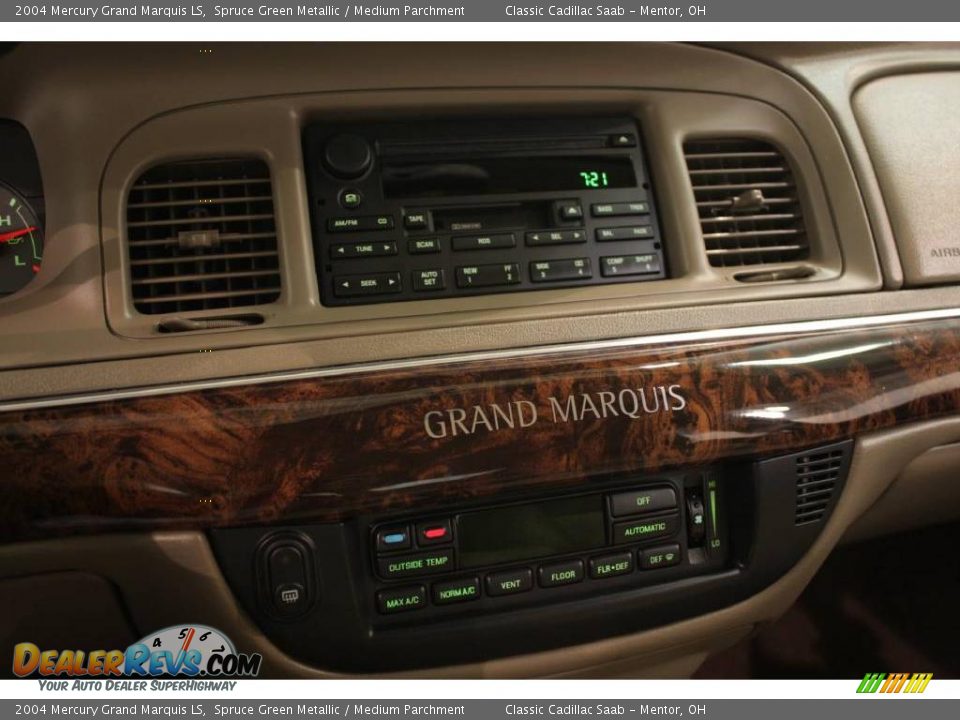 2004 Mercury Grand Marquis LS Spruce Green Metallic / Medium Parchment Photo #15