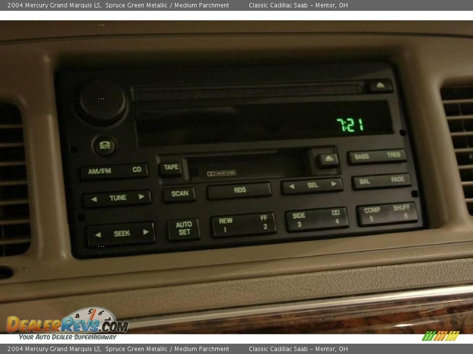 2004 Mercury Grand Marquis LS Spruce Green Metallic / Medium Parchment Photo #16