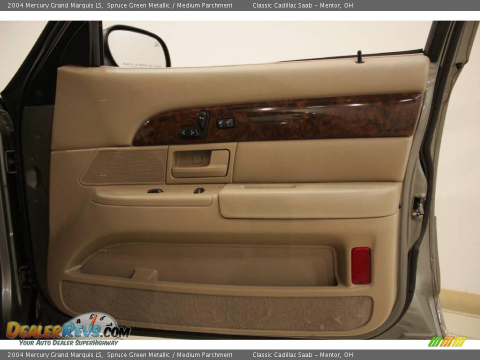 2004 Mercury Grand Marquis LS Spruce Green Metallic / Medium Parchment Photo #17