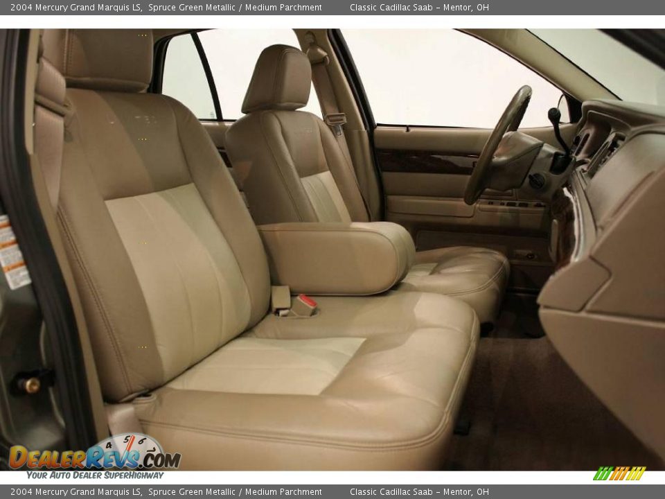 2004 Mercury Grand Marquis LS Spruce Green Metallic / Medium Parchment Photo #19