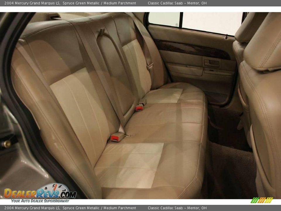 2004 Mercury Grand Marquis LS Spruce Green Metallic / Medium Parchment Photo #20