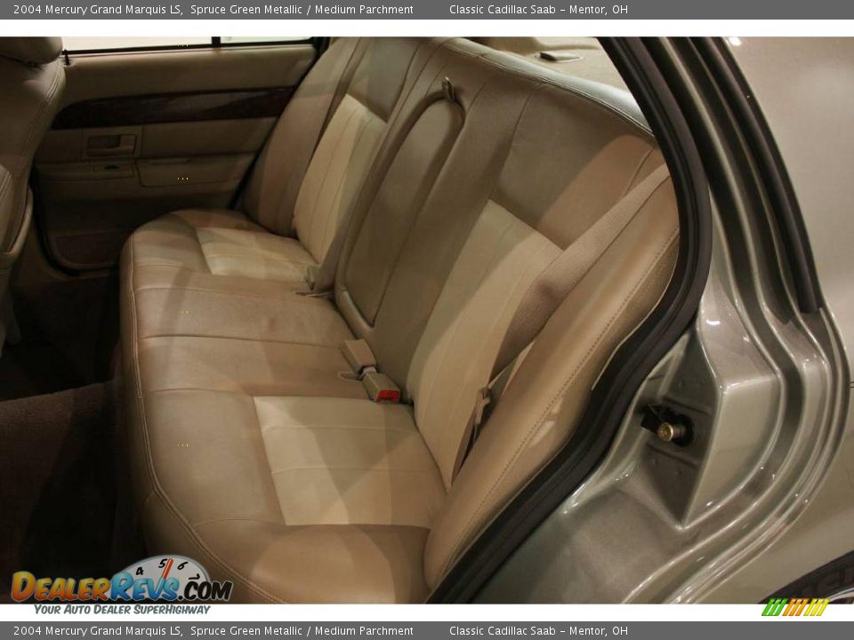 2004 Mercury Grand Marquis LS Spruce Green Metallic / Medium Parchment Photo #21