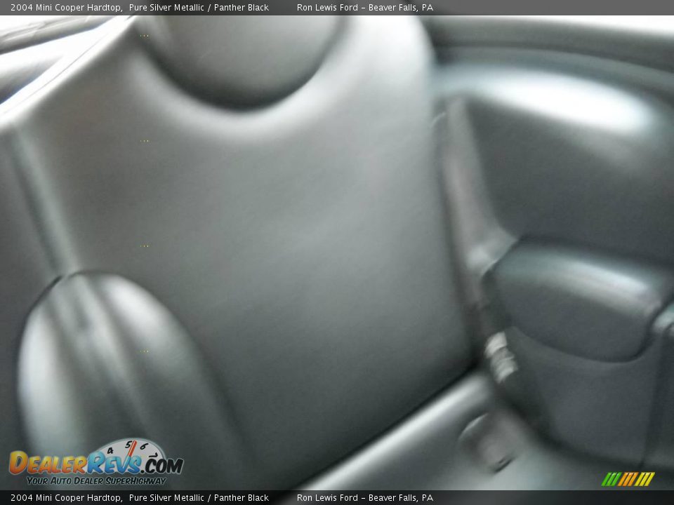 2004 Mini Cooper Hardtop Pure Silver Metallic / Panther Black Photo #13