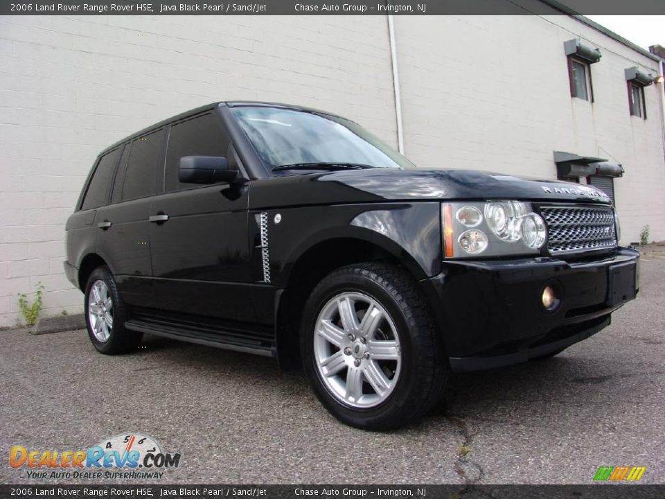 2006 Land Rover Range Rover HSE Java Black Pearl / Sand/Jet Photo #5