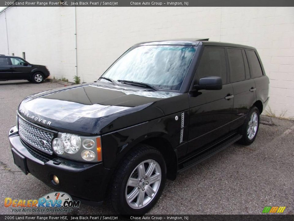 2006 Land Rover Range Rover HSE Java Black Pearl / Sand/Jet Photo #7