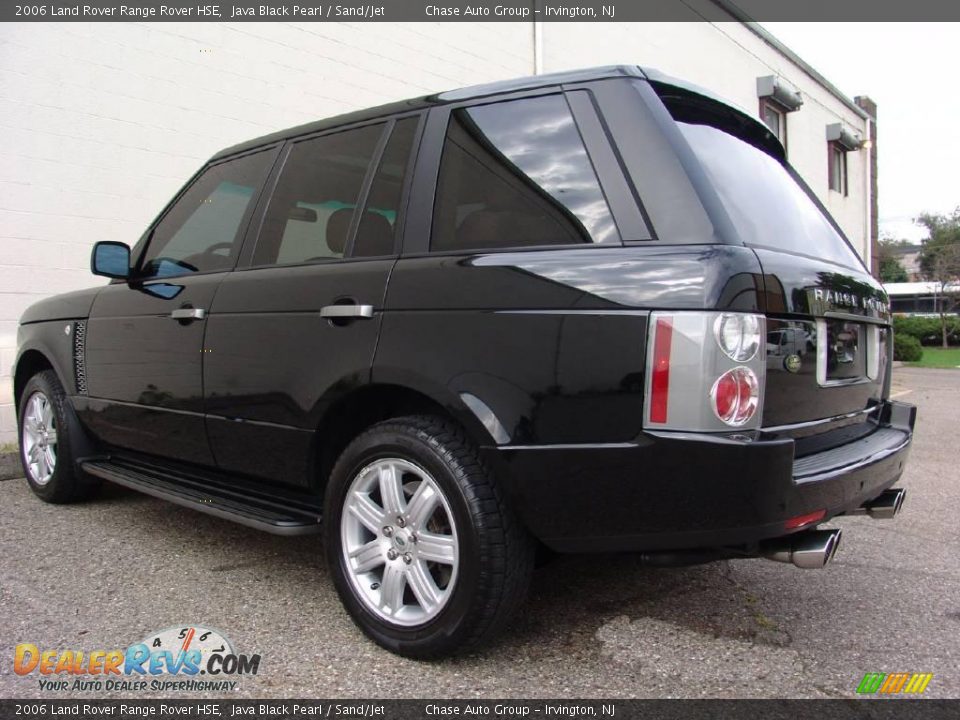 2006 Land Rover Range Rover HSE Java Black Pearl / Sand/Jet Photo #9