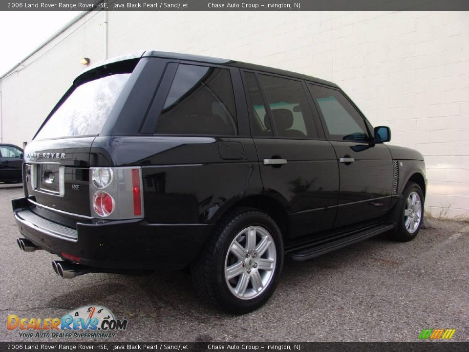 2006 Land Rover Range Rover HSE Java Black Pearl / Sand/Jet Photo #10