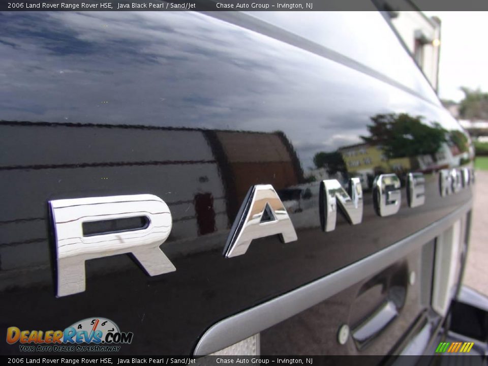 2006 Land Rover Range Rover HSE Java Black Pearl / Sand/Jet Photo #12