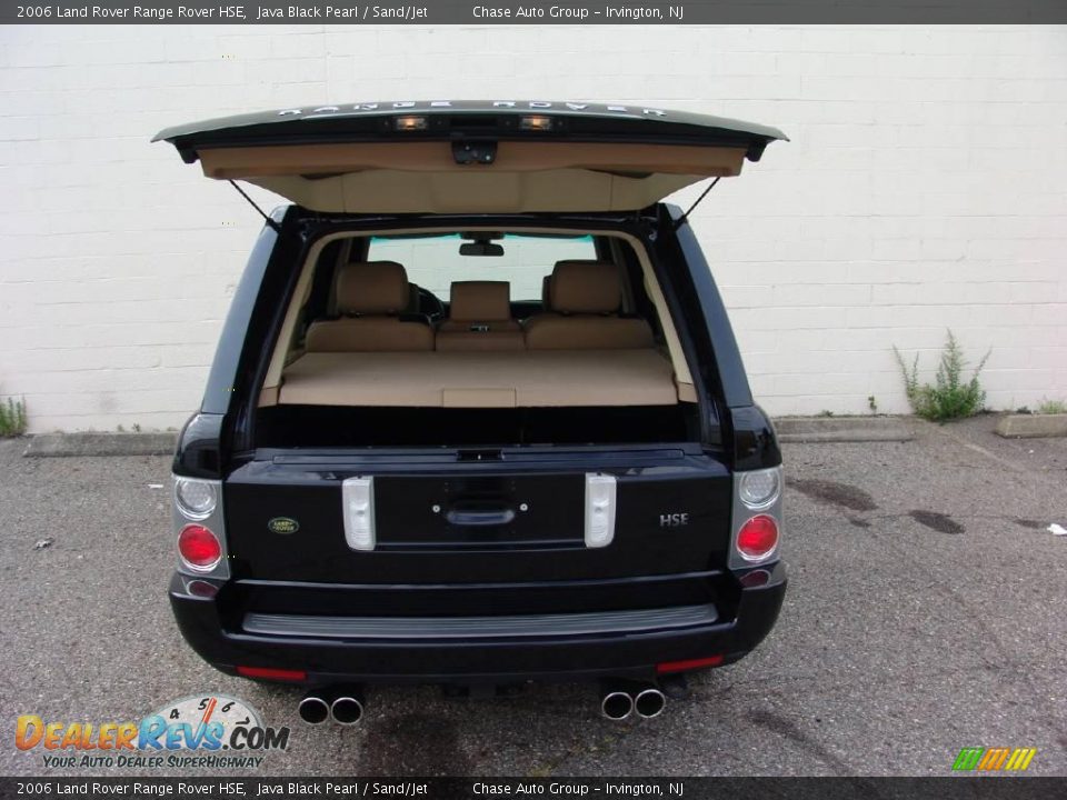 2006 Land Rover Range Rover HSE Java Black Pearl / Sand/Jet Photo #25