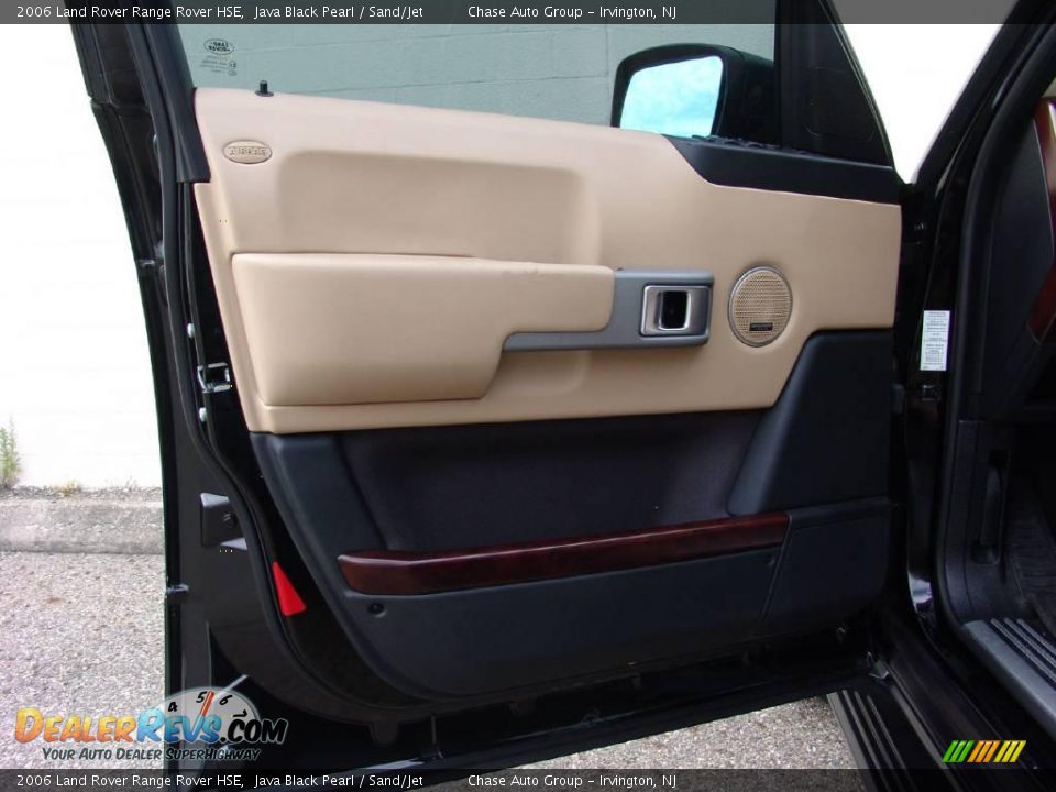 2006 Land Rover Range Rover HSE Java Black Pearl / Sand/Jet Photo #30