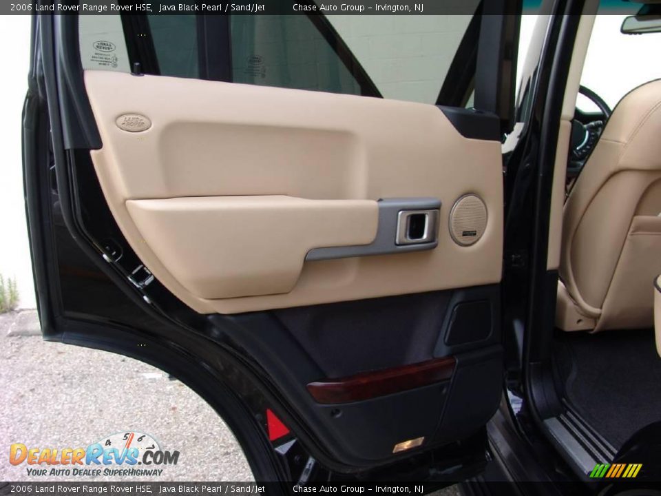 2006 Land Rover Range Rover HSE Java Black Pearl / Sand/Jet Photo #31