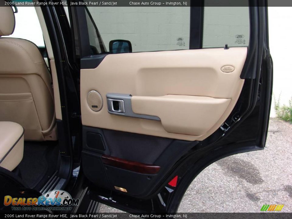 2006 Land Rover Range Rover HSE Java Black Pearl / Sand/Jet Photo #32